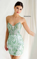 4226 - Primavera - Art Deco-Inspired Beaded Mini Dress