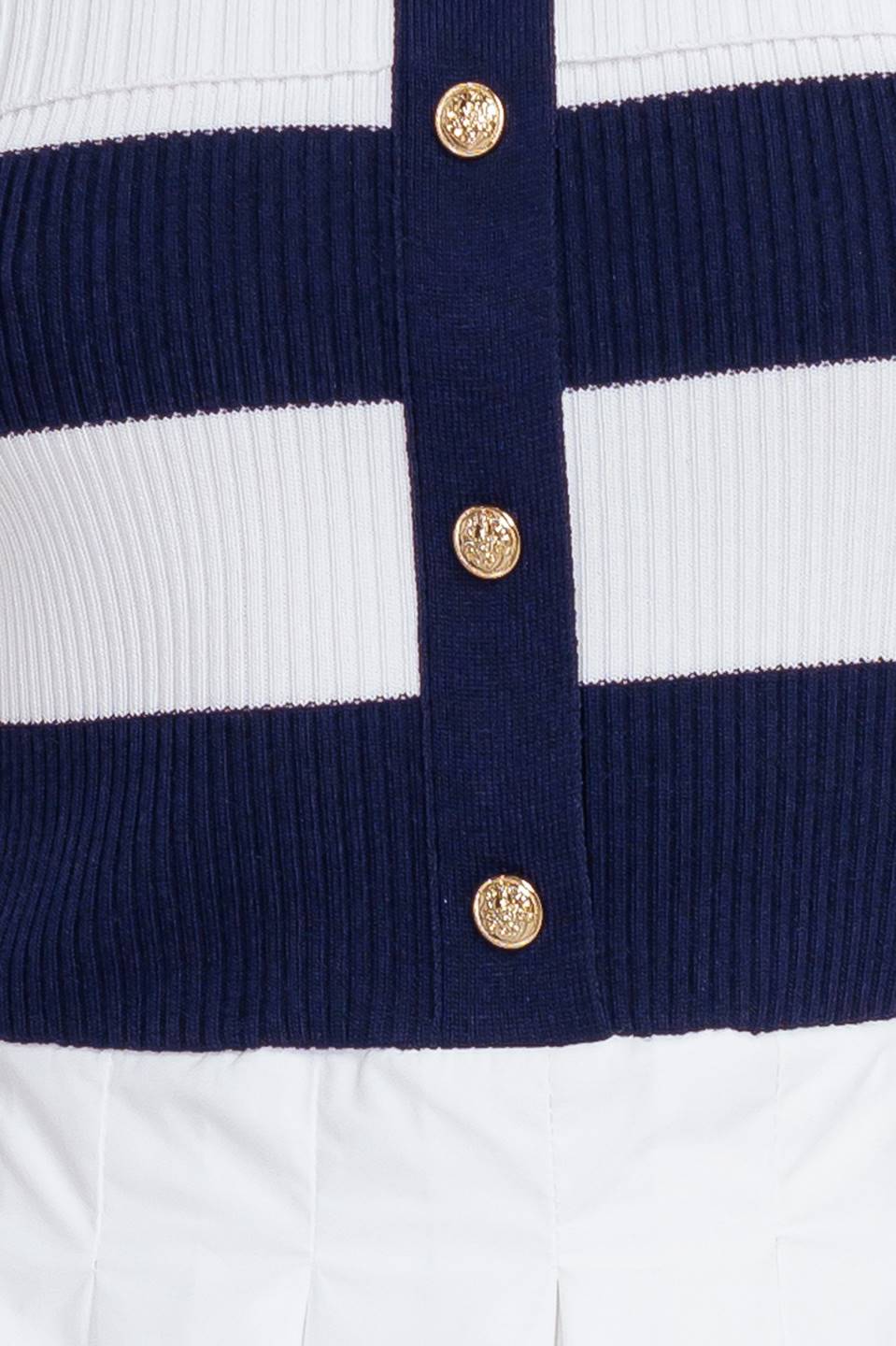 NEWPORT NAVY KNIT MIDI DRESS