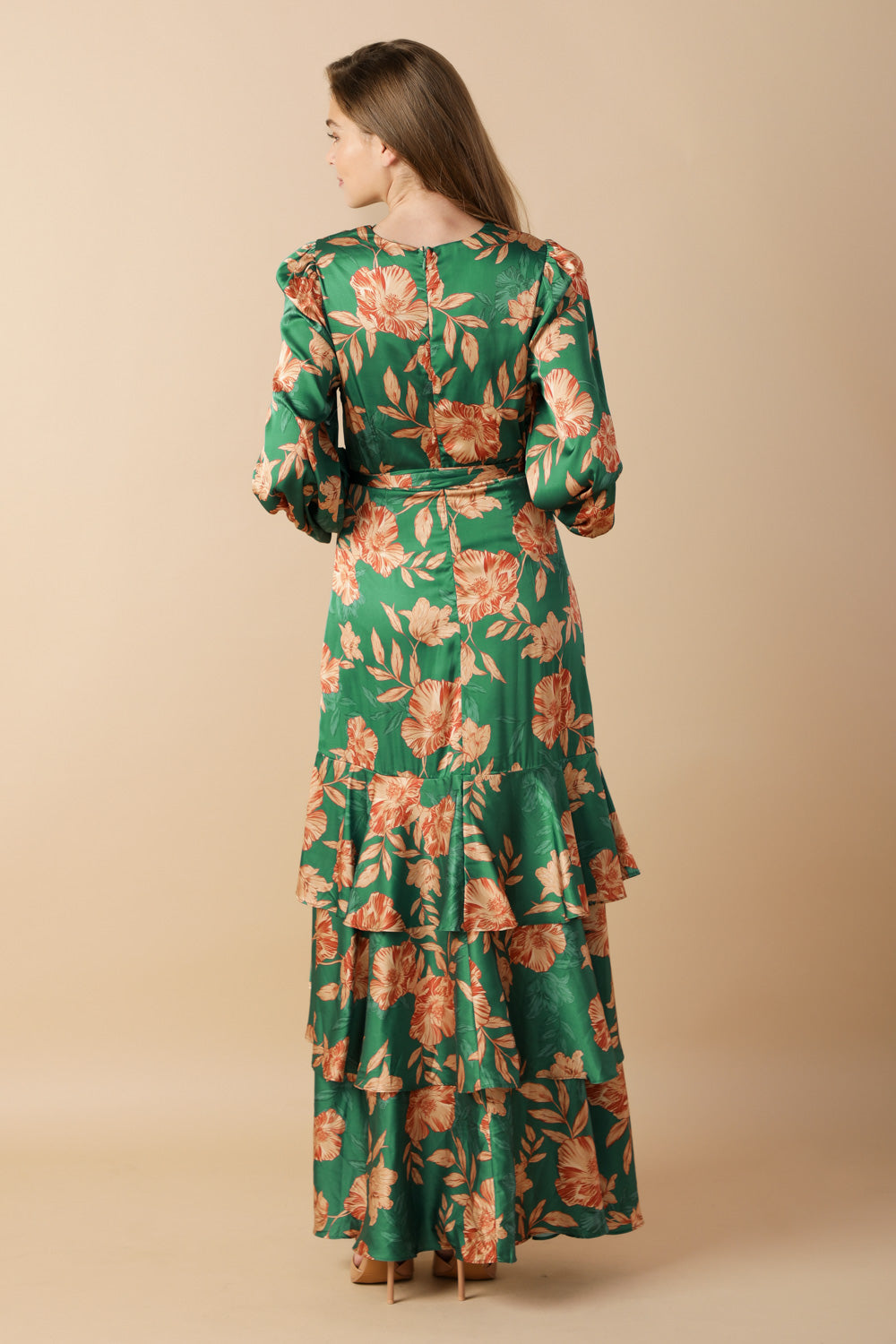 Size Large, SUMMIT SLOPE WOVEN MAXI DRESS - FINAL SALE