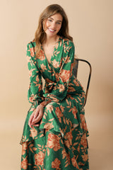 Size Large, SUMMIT SLOPE WOVEN MAXI DRESS - FINAL SALE