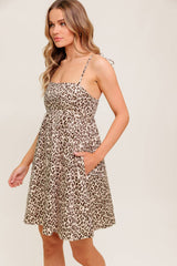 TOO SWEET - LEOPARD PRINT MINI DRESS