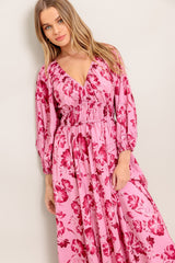 HONEY MIDI DRESS - MAUVE