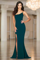 Jasmine One Shoulder Gown - TEAL - FINAL SALE