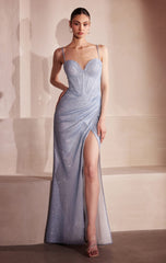 Mylie Gown - Glitter Dusted Long Corset Dress