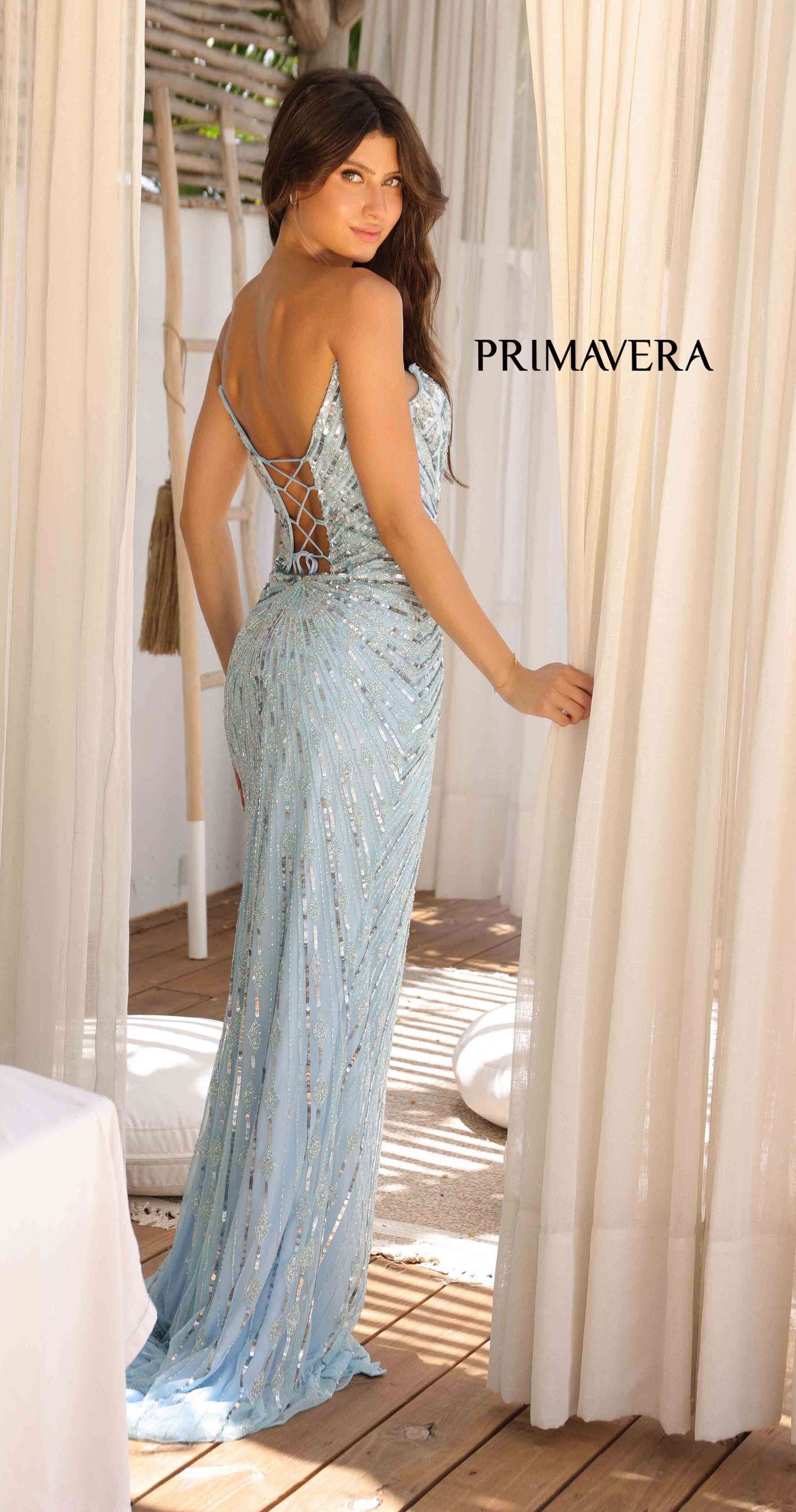 4301 - Primavera - Long Beaded Dress